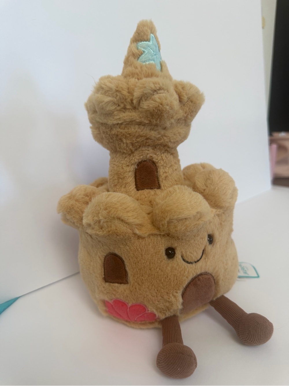 Plush Sandcastle Soft Toy - Brown - Picture 2 of 4